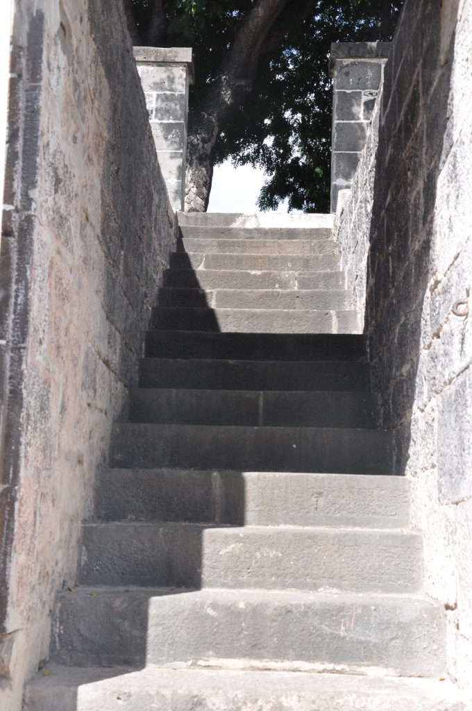 The steps of the Aapravasi Ghat Former Immigration depot c